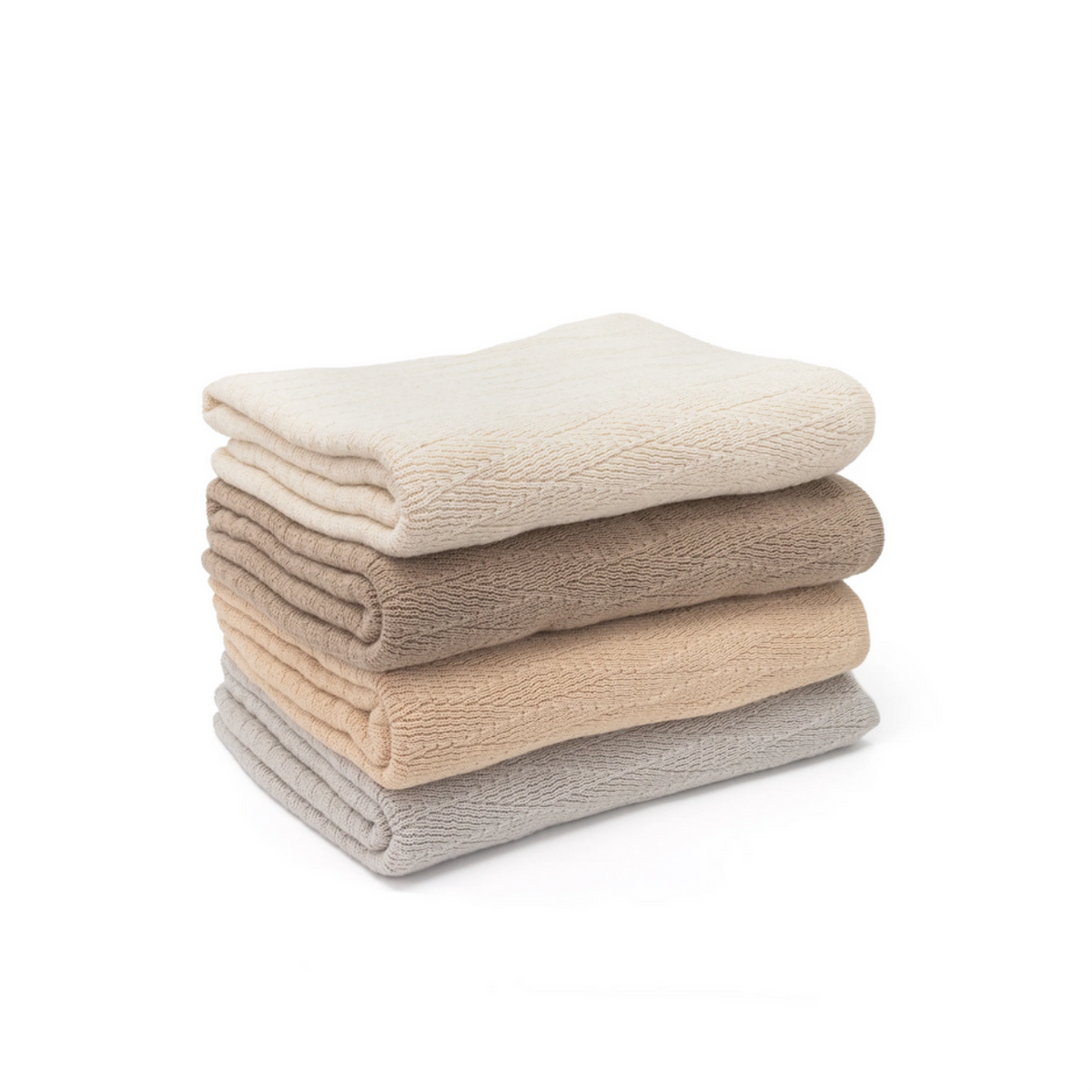 Moonboon baby knitted blanket Rose Cloud