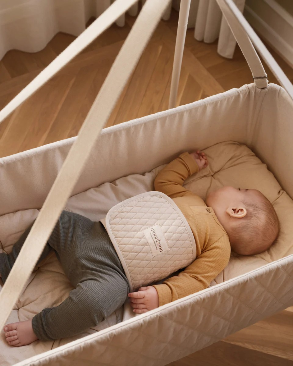 Moonboon mattress strap Fixi, cradle Nature