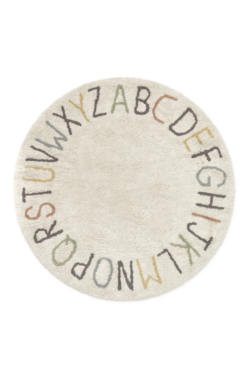 Lorena Canals Tapis ABC Color and Letters