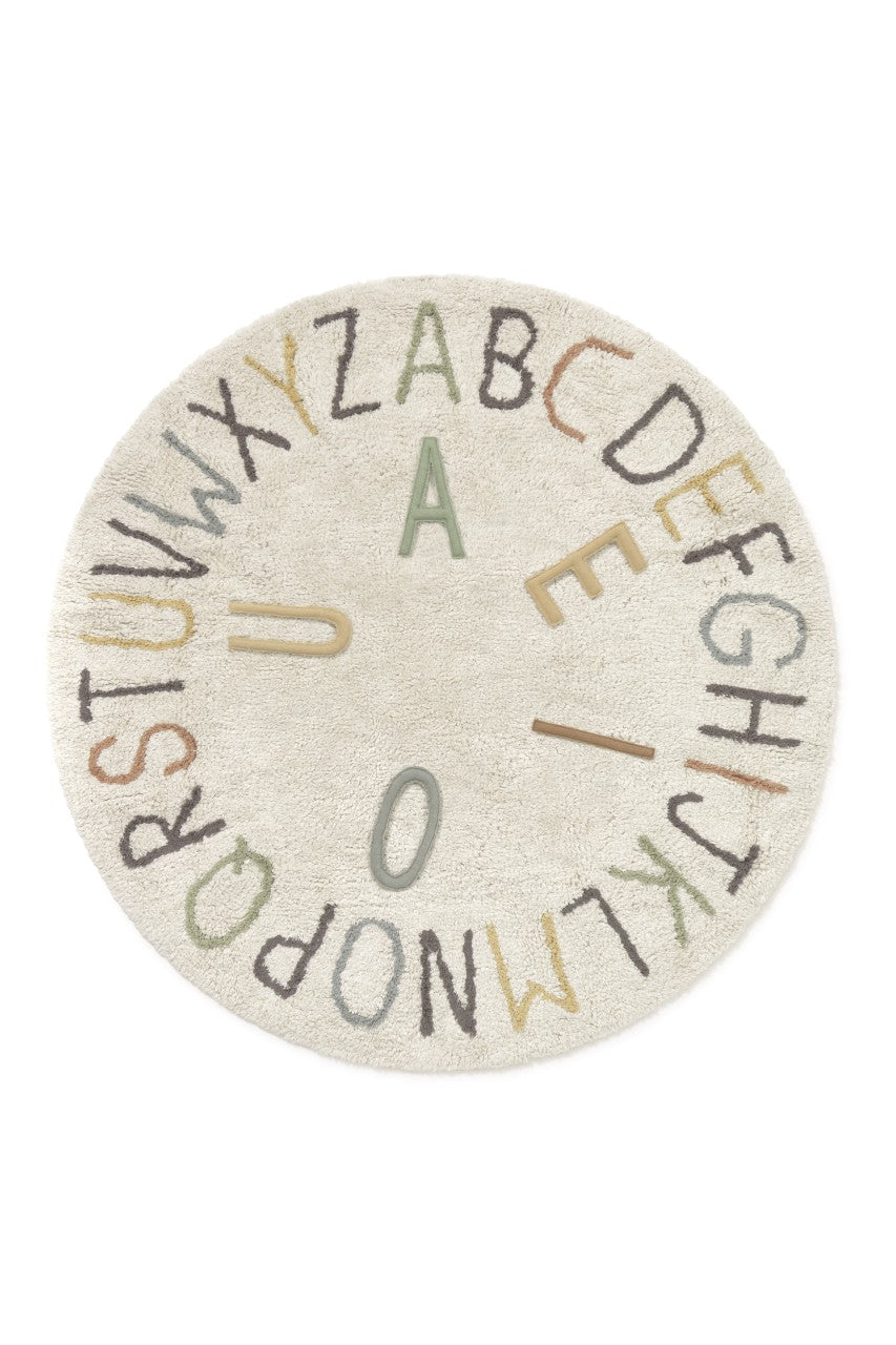 Lorena Canals Tapis ABC Color and Letters