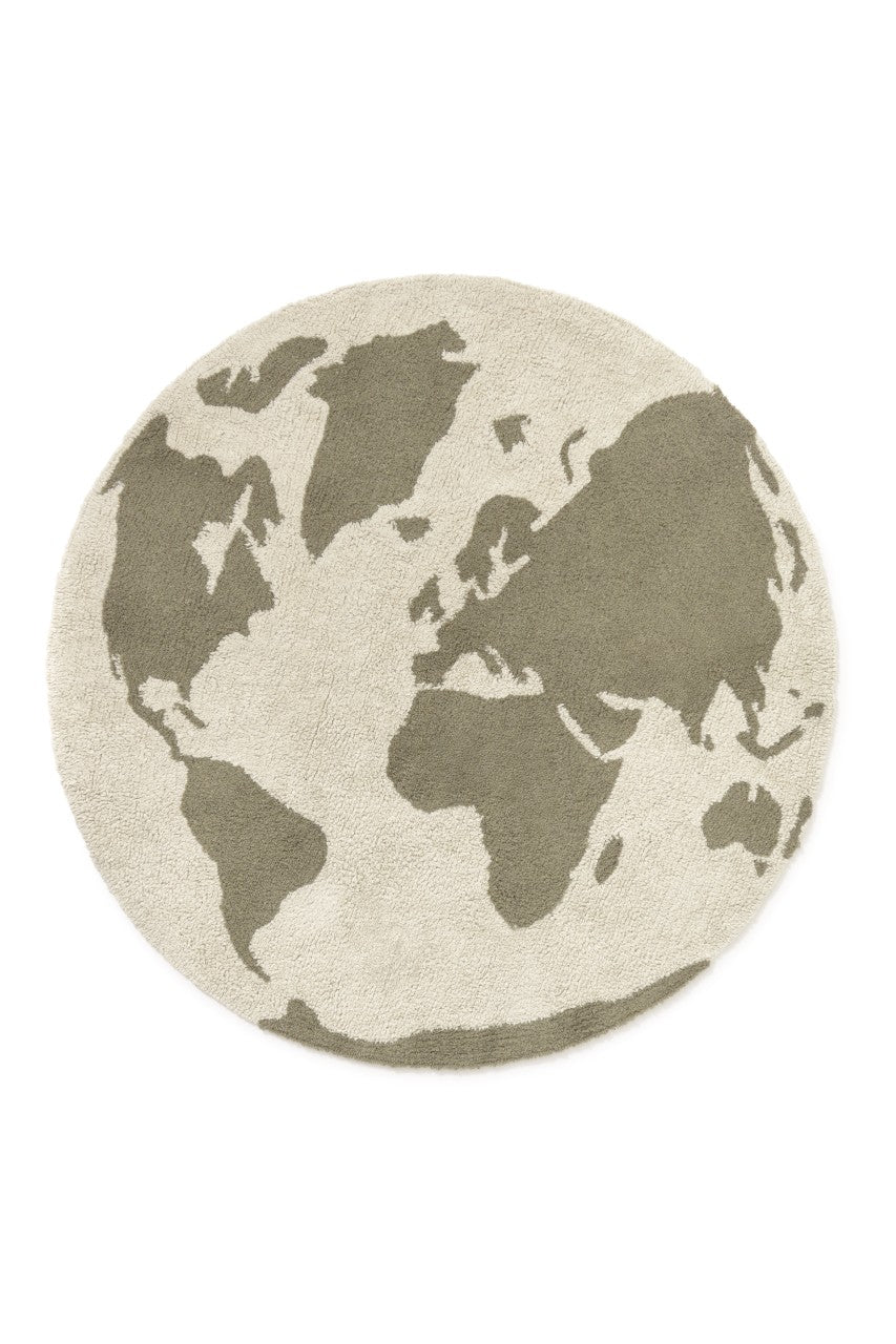 Tappeto Lorena Canals Mappa del mondo rugycled