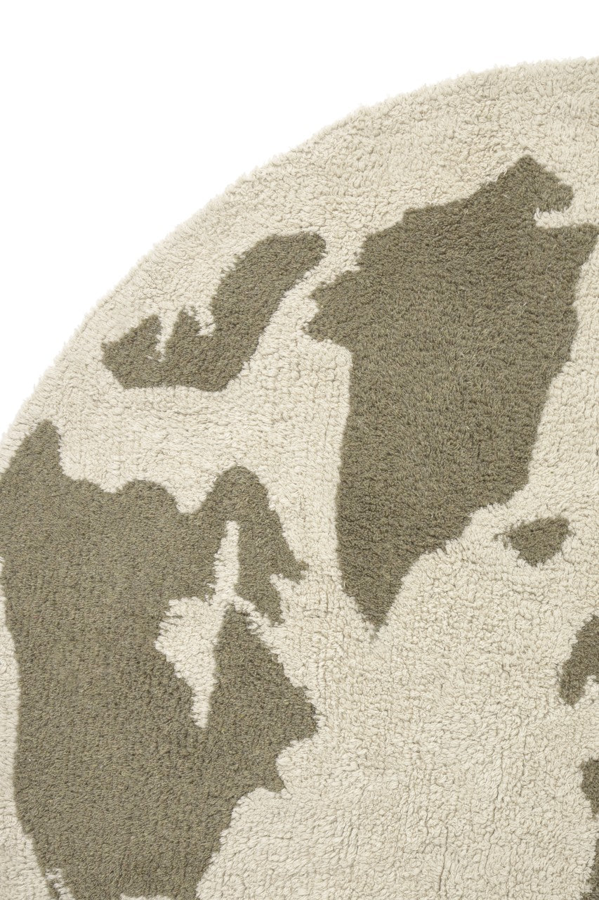 Lorena Canals Teppich World Map rugycled
