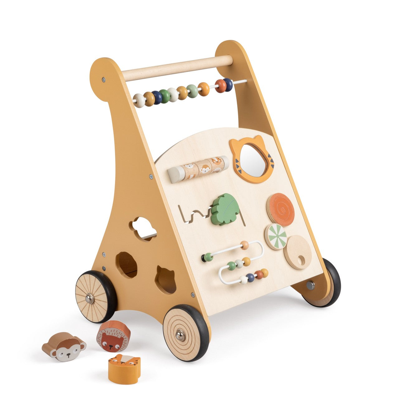 Sebra Lauflernwagen Aktivität, Holz Wildlife - 25AW Bunt