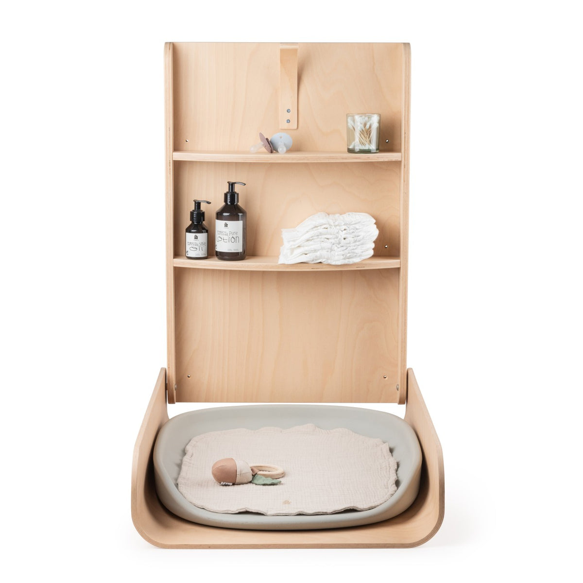 Sebra Table à langer murale Classic - 25AW Wooden Edition