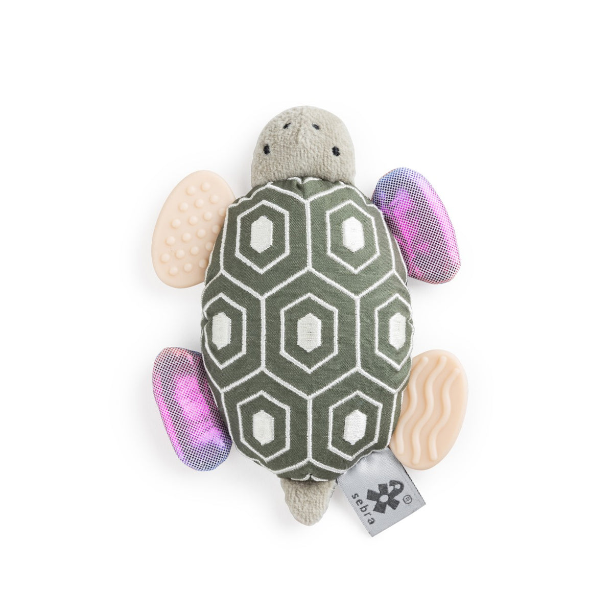 Sonaglio Sebra con specchio, Turbo the Turtle Woodland- 25AW Verde