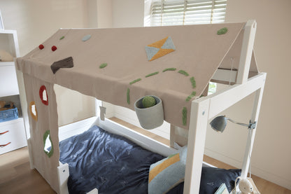 4-in-1 Bett für Stoffdach