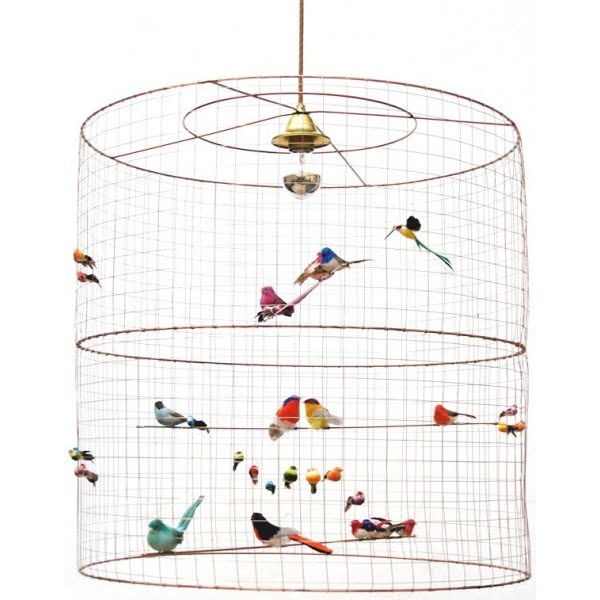 Mathieu Challières hanging lamp Grande Volière