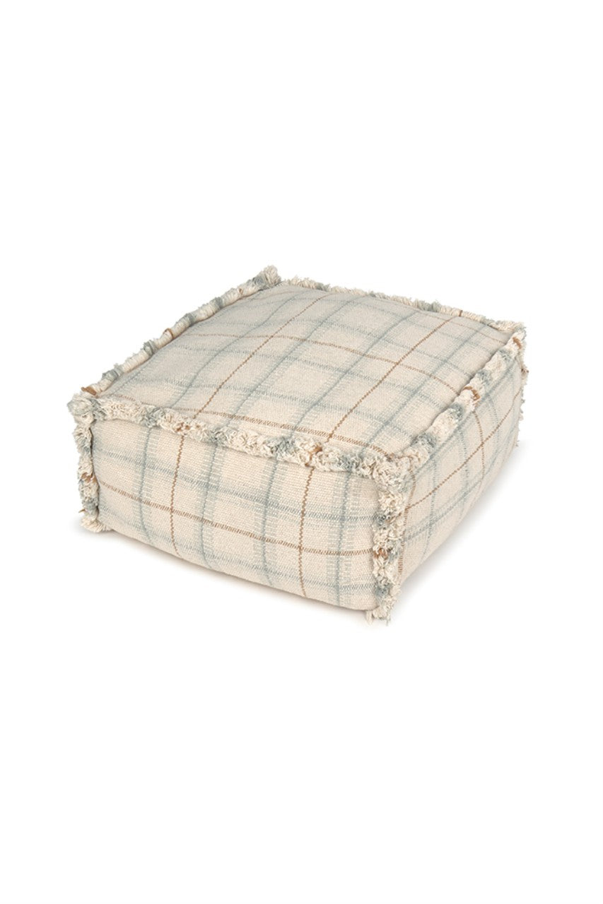 Lorena Canals Pouf Tartan/ Check