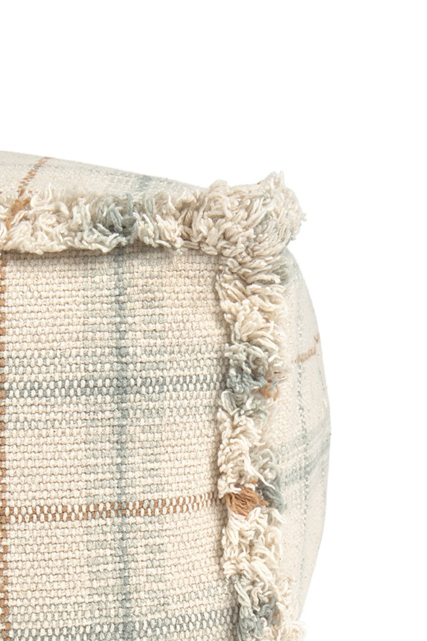 Lorena Canals Pouf Tartan/ Check