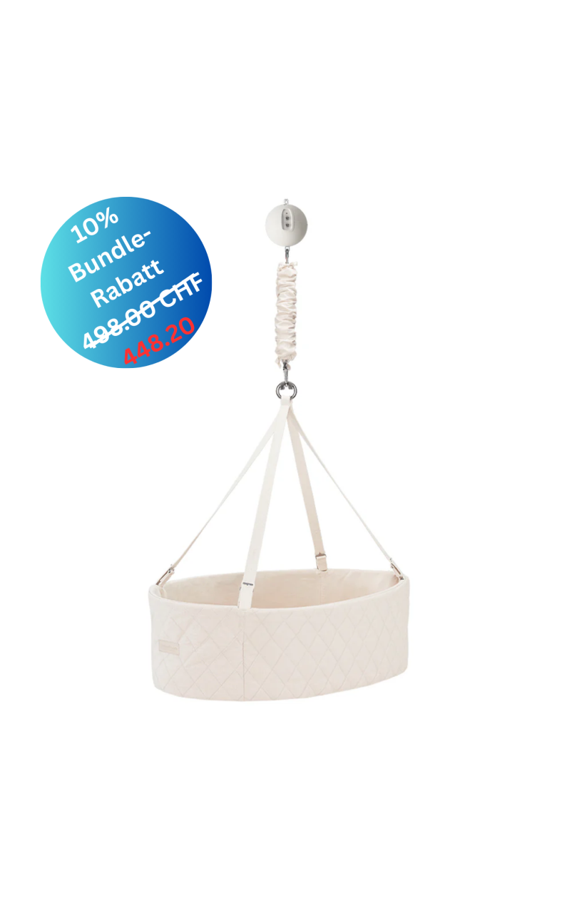 Moonboon Essential Bundle Connect - Berceau ovale Berceau ovale Nature, Moteur Connect Cream