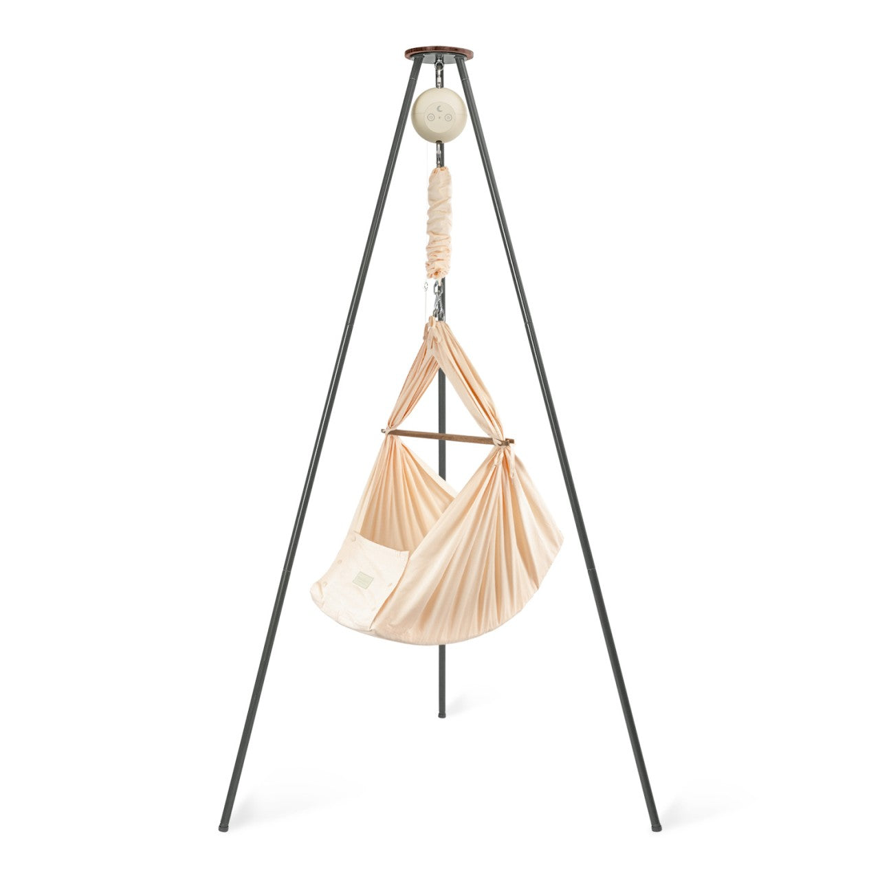 Moonboon Classic Bundle Premium - Berceau à ressort Rose, Moteur Connect Premium Sand, Châssis Grey Rose Cloud MOTOR SAND
