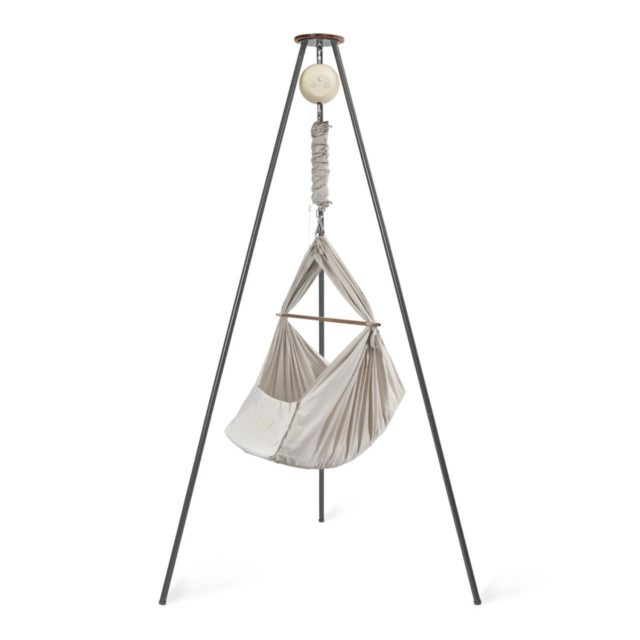 Moonboon Classic Bundle Premium - Berceau à ressort Lunar, moteur Connect Premium Sand, châssis Grey Lunar Rock MOTOR SAND
