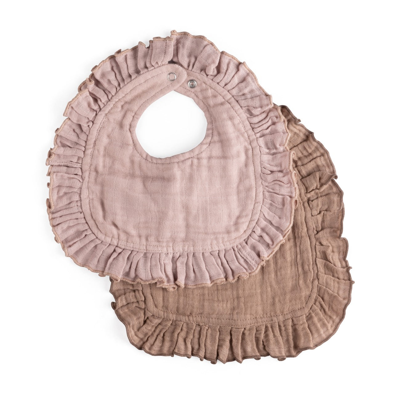 Sebra muslin bib set of 2