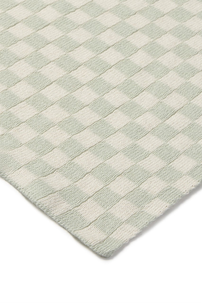 Lorena Canals knitted blanket Tiles