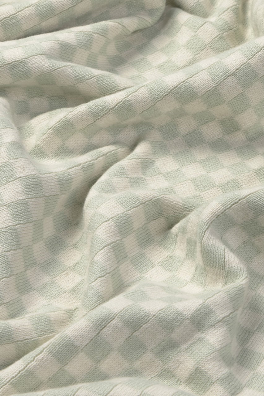 Lorena Canals knitted blanket Tiles