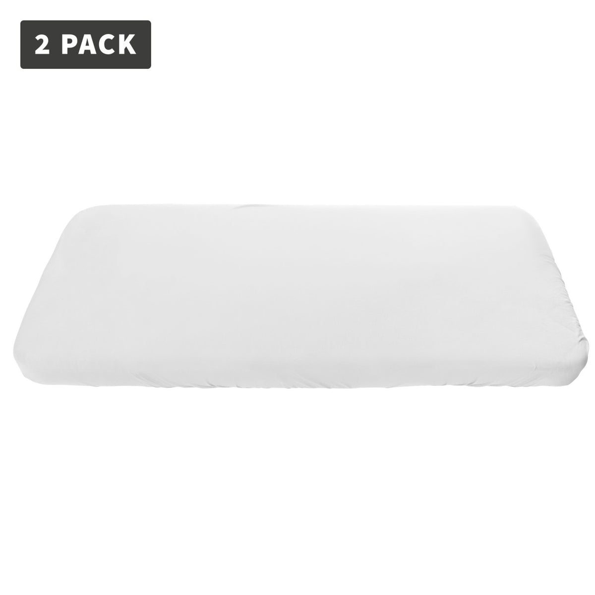 Sebra Drap-housse Jersey, Junior & Grow, set de 2 pièces Blanc