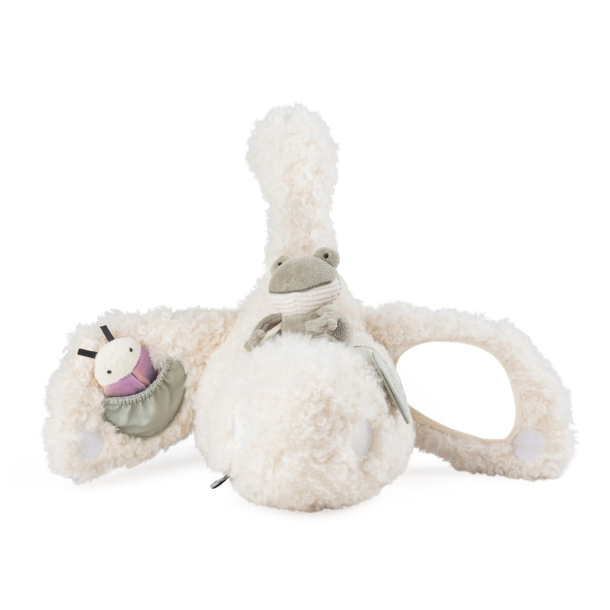 Sebra activity toy, swan with frossch Beige