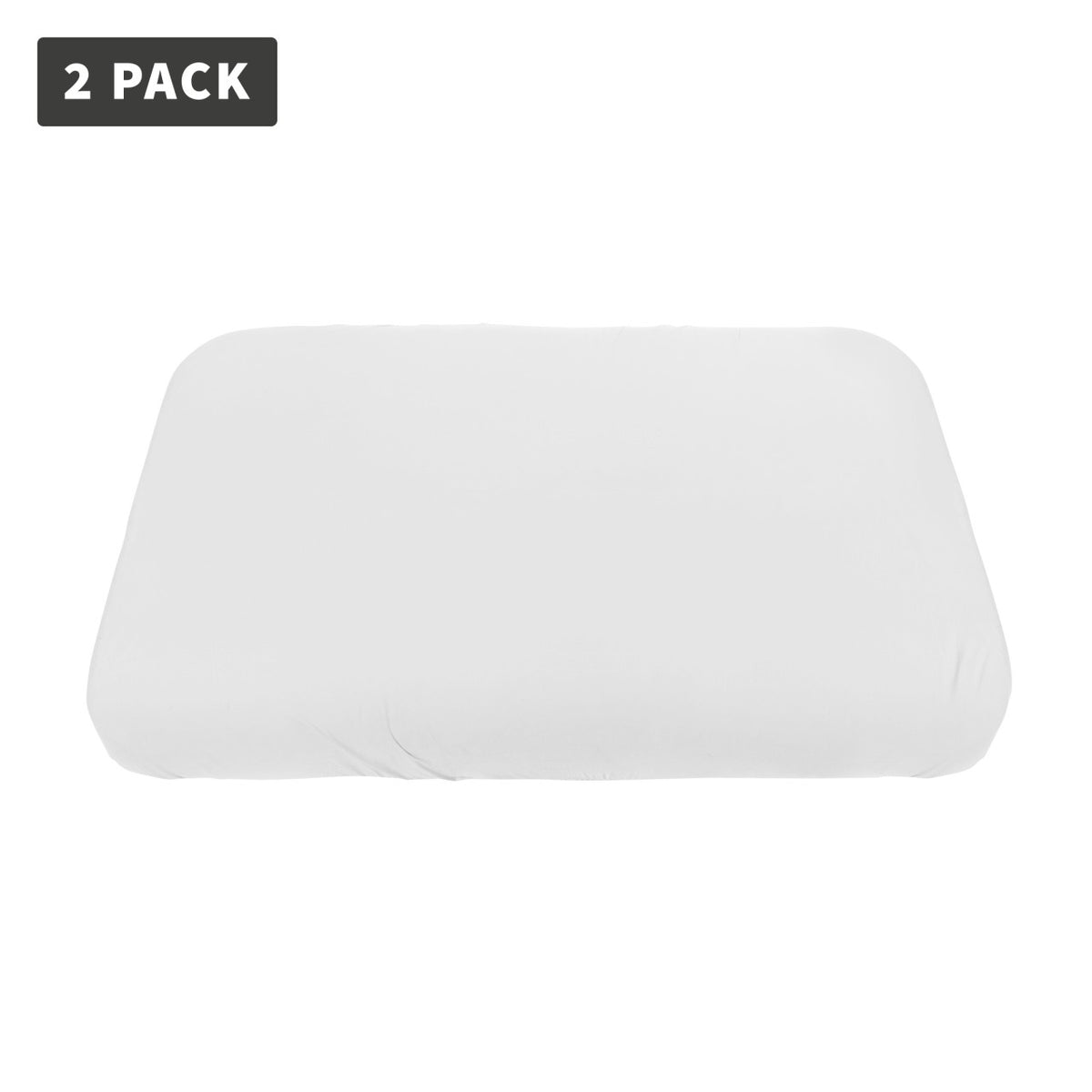 Sebra Drap-housse Jersey, bébé, lot de 2 Blancs