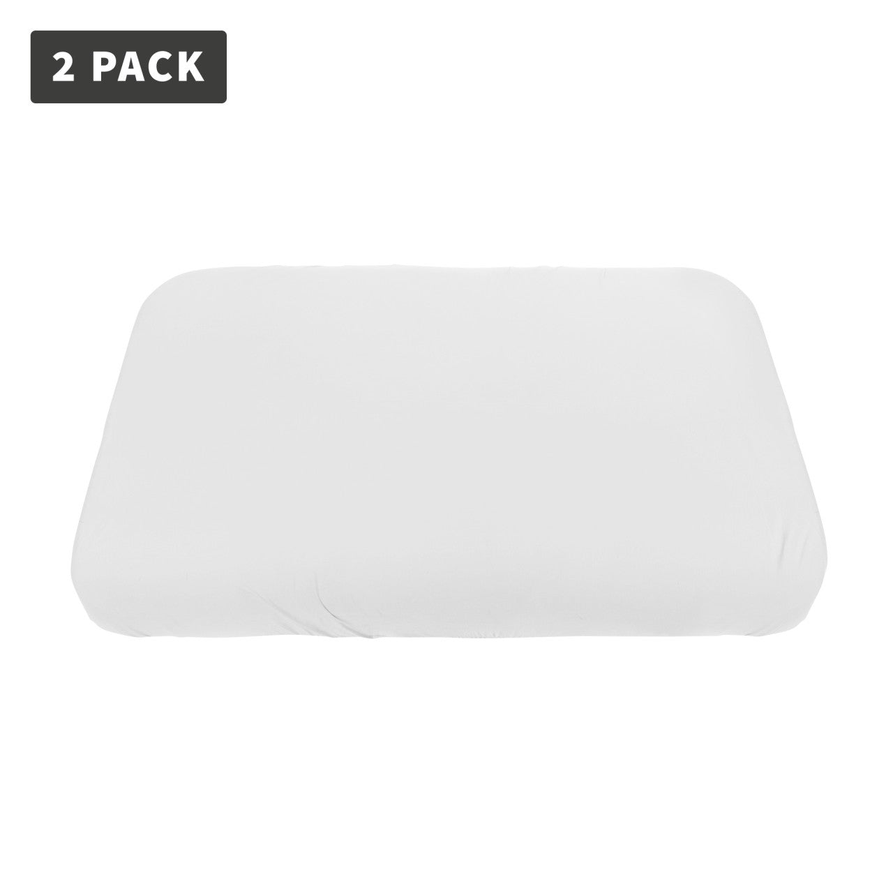 Sebra fixed sheet jersey, baby, set of 2 White