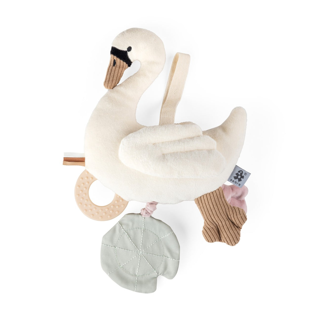 Sebra activity toy, swan beige