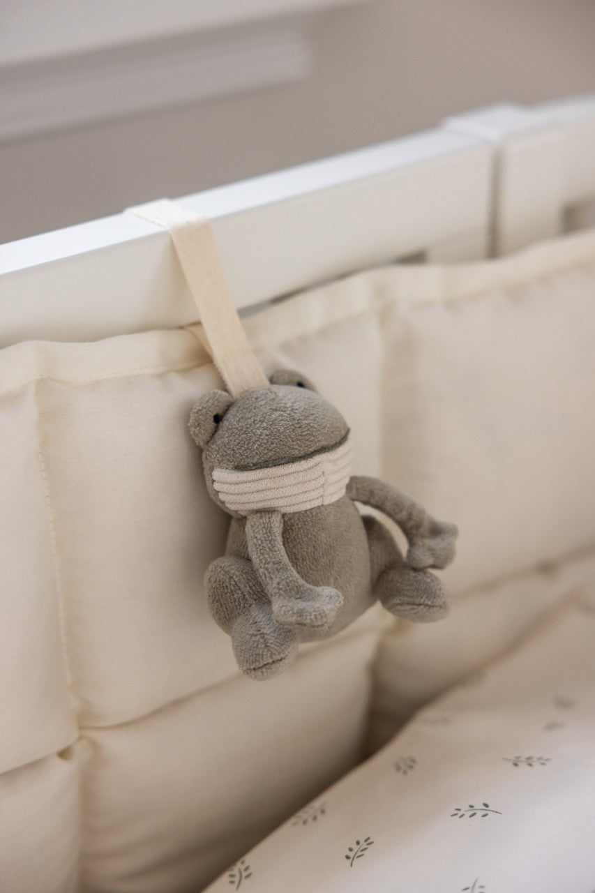 Sebra Aktivitäts-Spielzeug, Frosch/Biene/ Schnecke Mit Klett zum Anbringen an Spielbogen Kinderwagen, Bett etc. Green