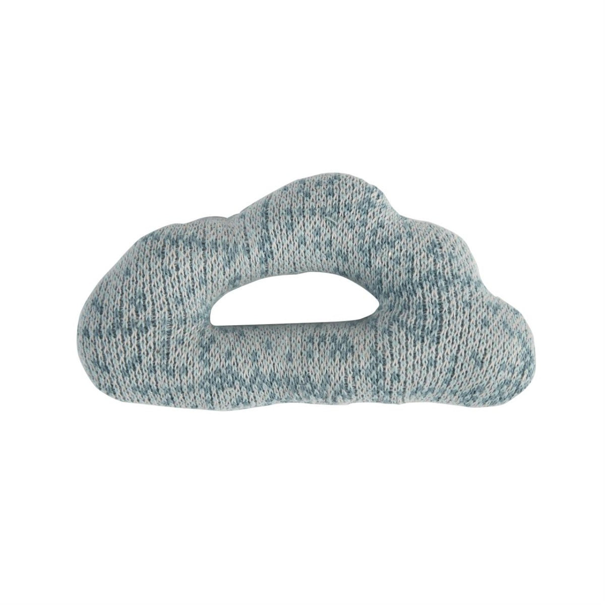 Sebra crochet rattle, cloud dusky pink