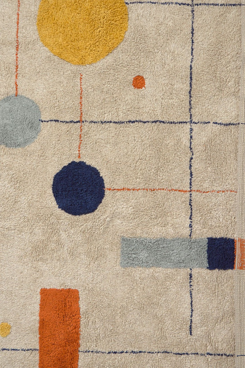 Lorena Canals Teppich RugCycled Geometric Shapes