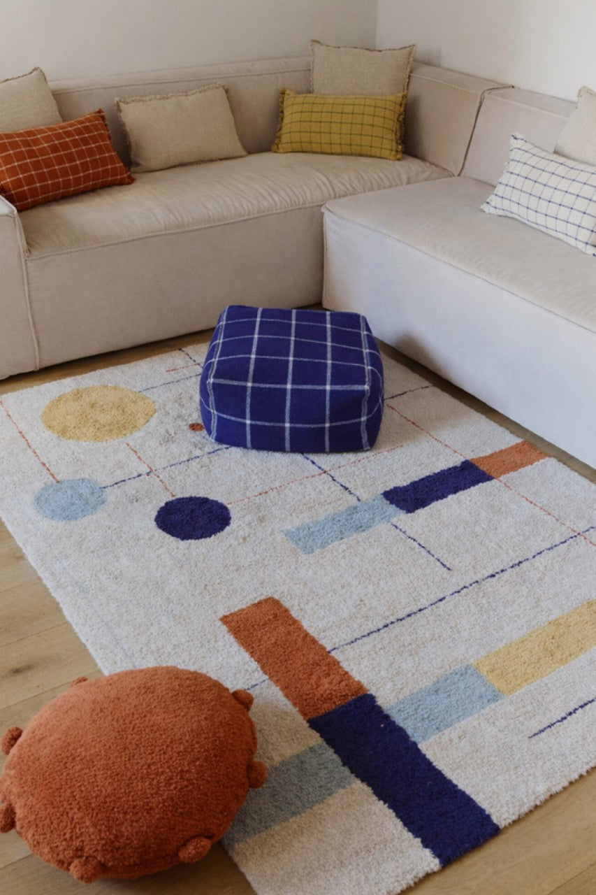 Lorena Canals Teppich RugCycled Geometric Shapes
