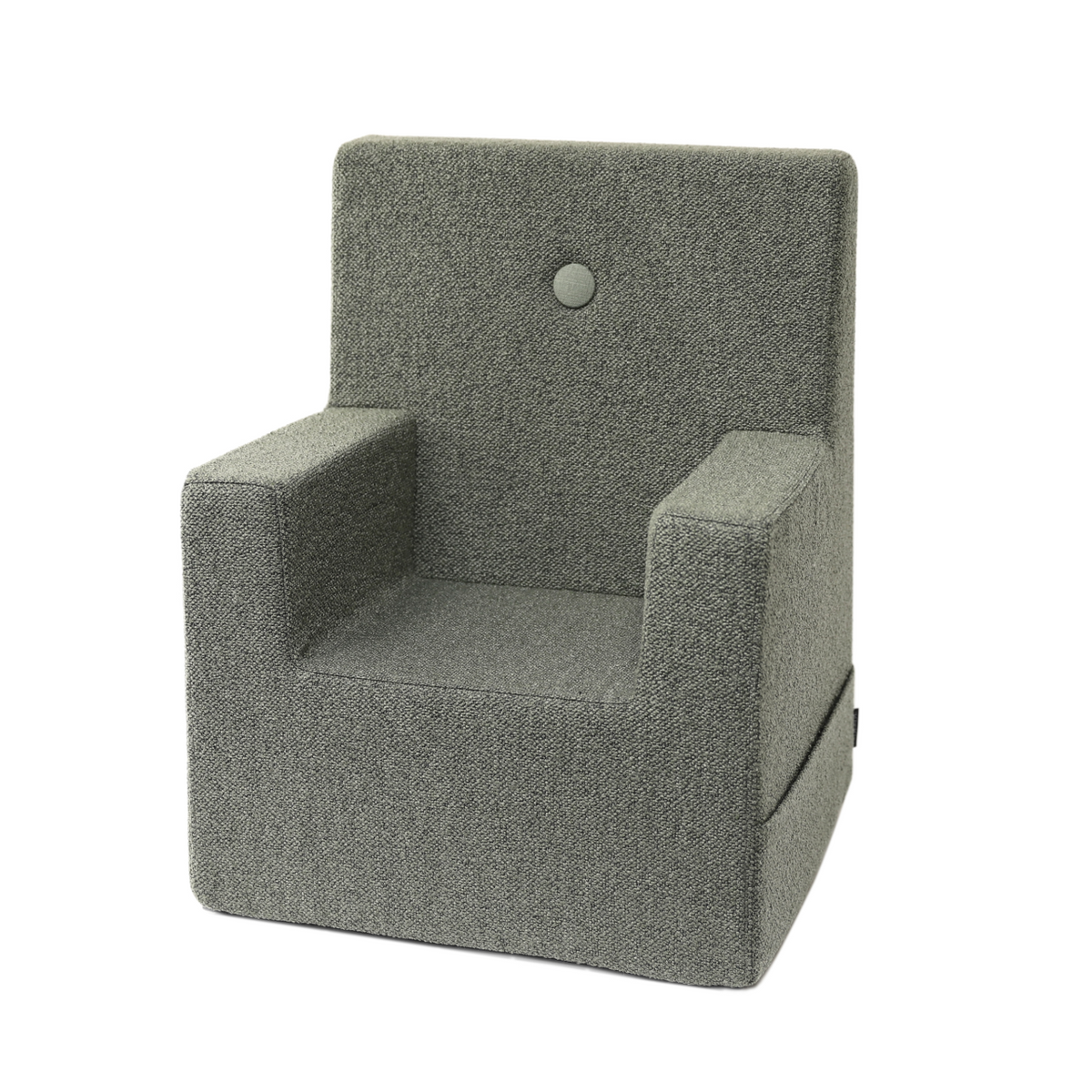 by KlipKlap Fauteuil pour enfants Bouclé XL Vert, Sable