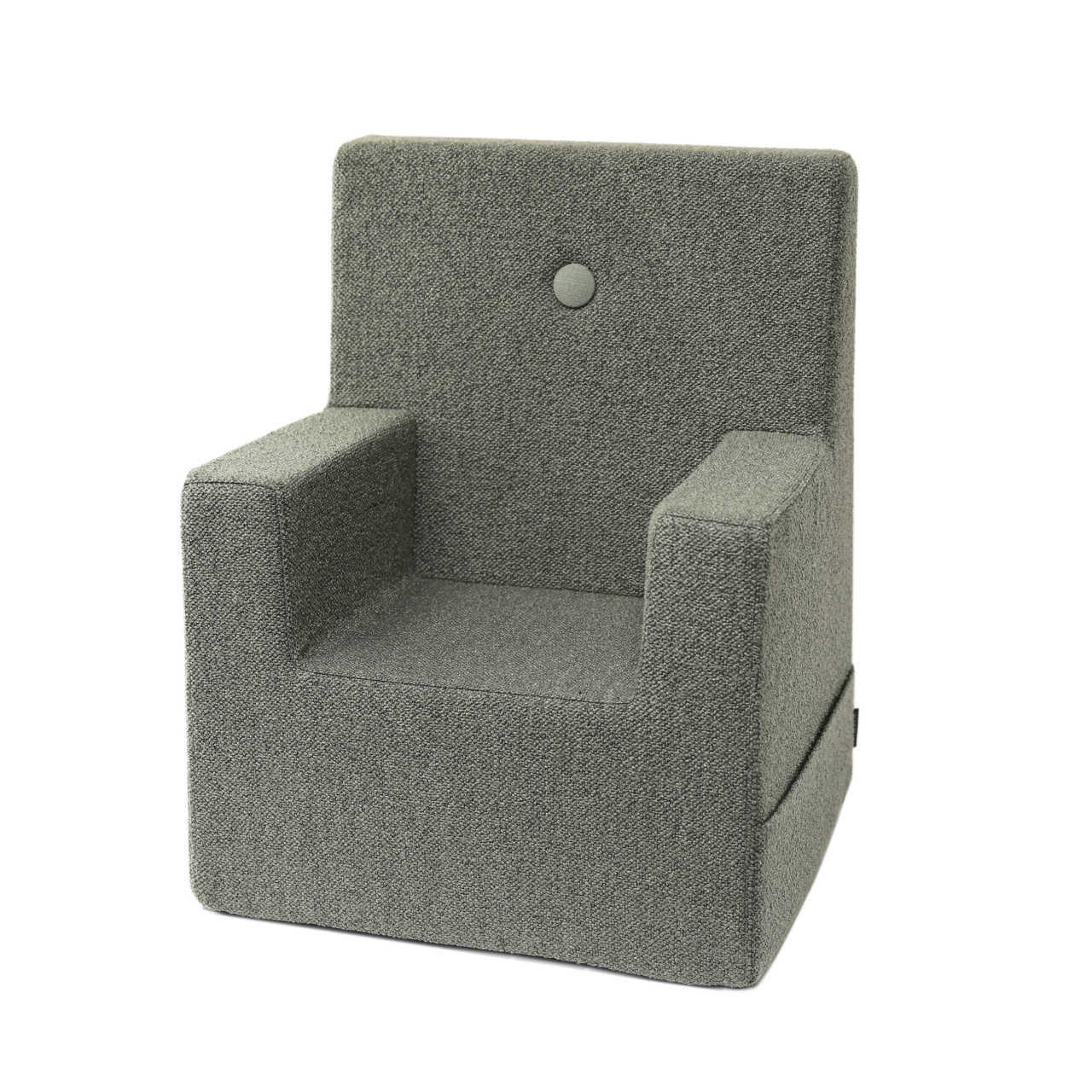 by KlipKlap Kindersessel Bouclé XL Grün, Sand