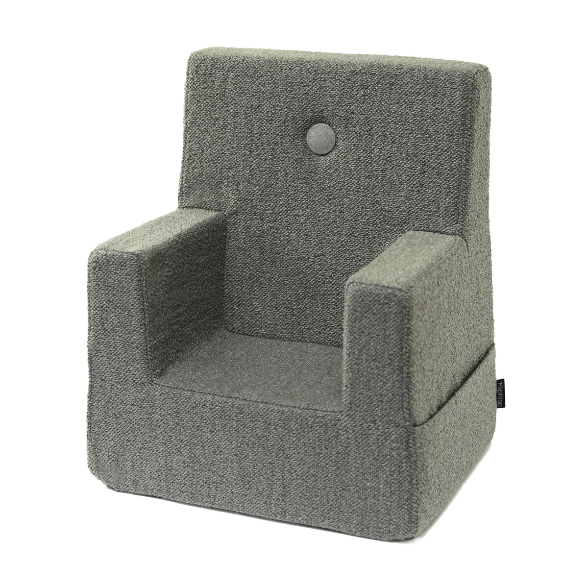 by KlipKlap Fauteuil pour enfants Bouclé Vert, Sable