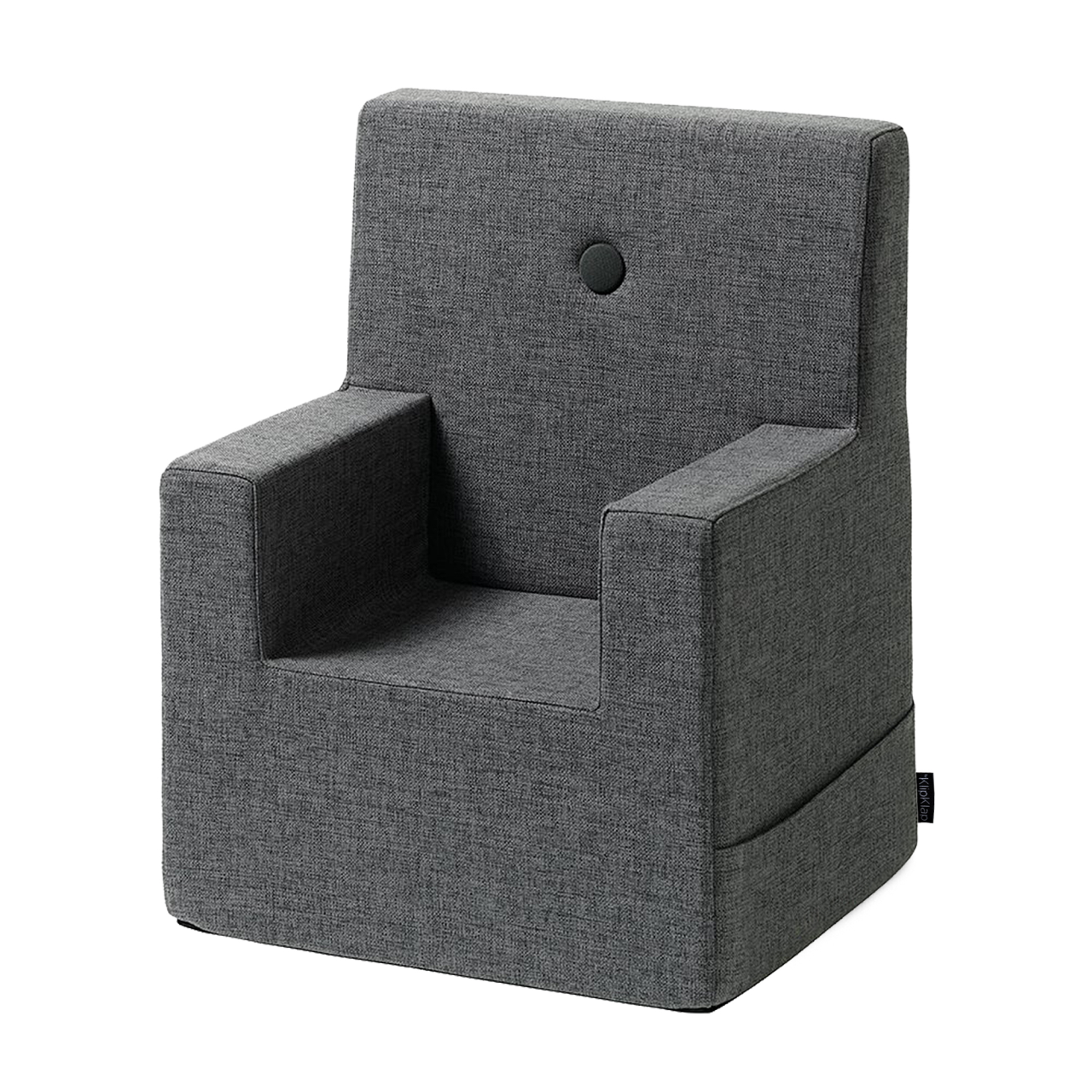 by KlipKlap Kindersessel XL Blaugrau (antra), Grau