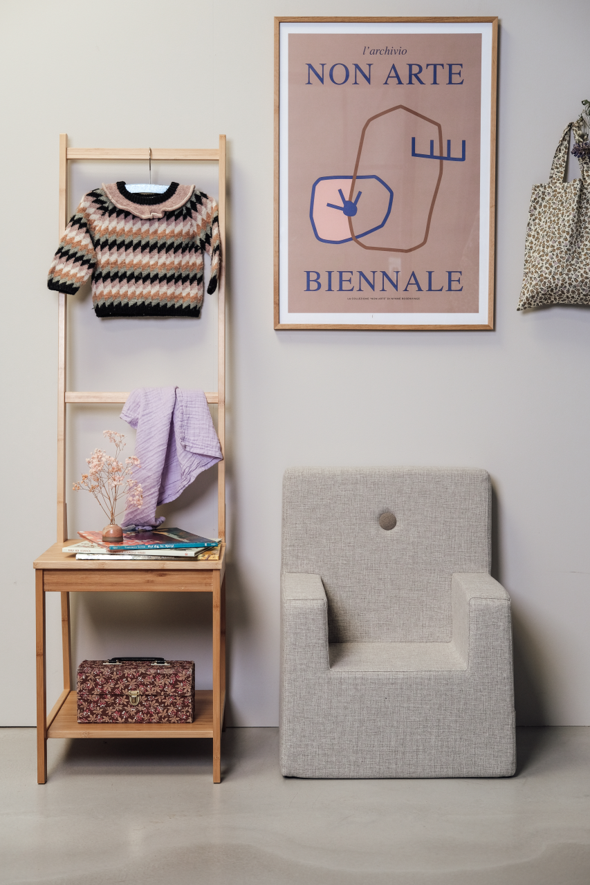 di KlipKlap Poltrona per bambini XL Beige, sabbia