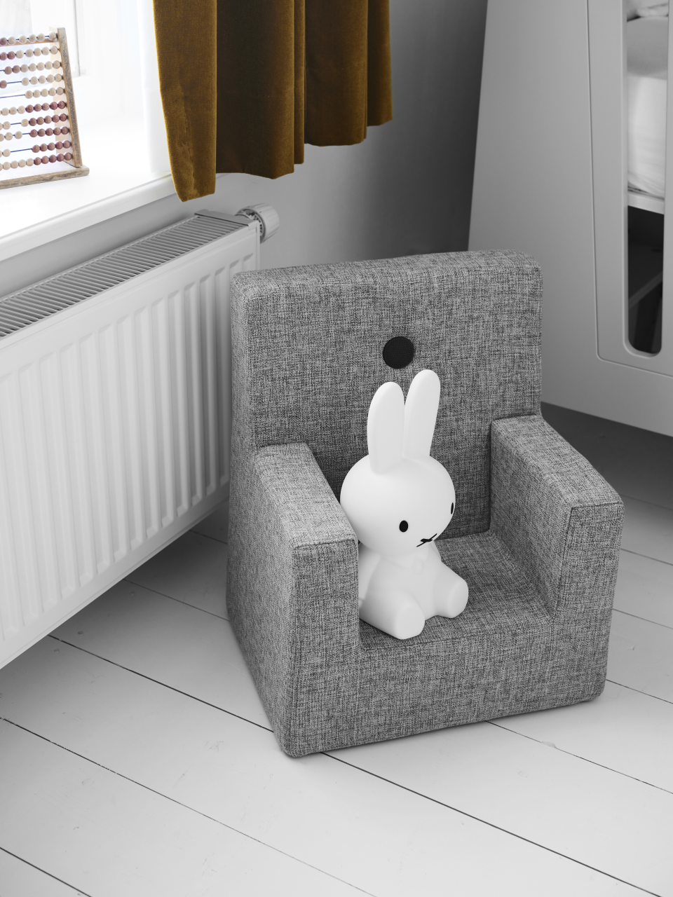 di KlipKlap poltrona per bambini grigio, grigio