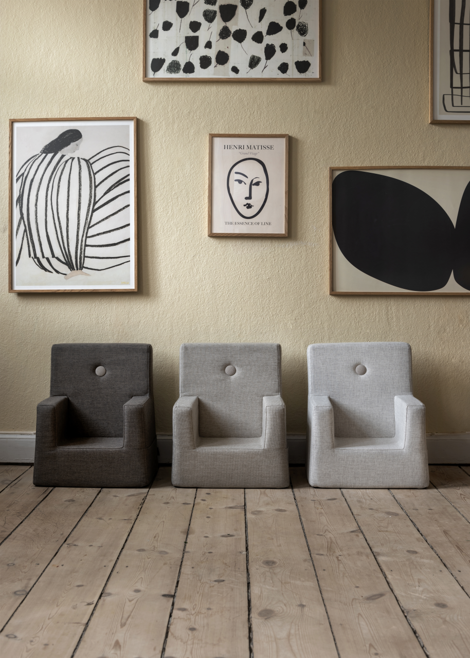 by KlipKlap Fauteuil pour enfant Beige, Sable
