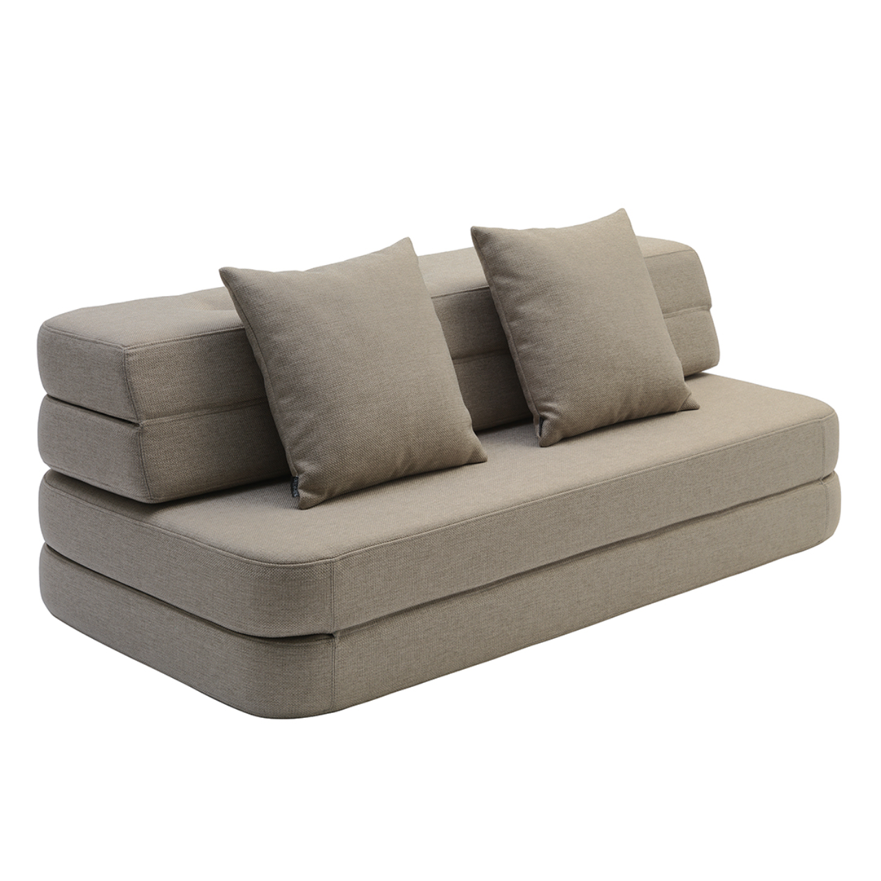 by KlipKlap Sofa XL Soft 3 Fold Sand, Sand