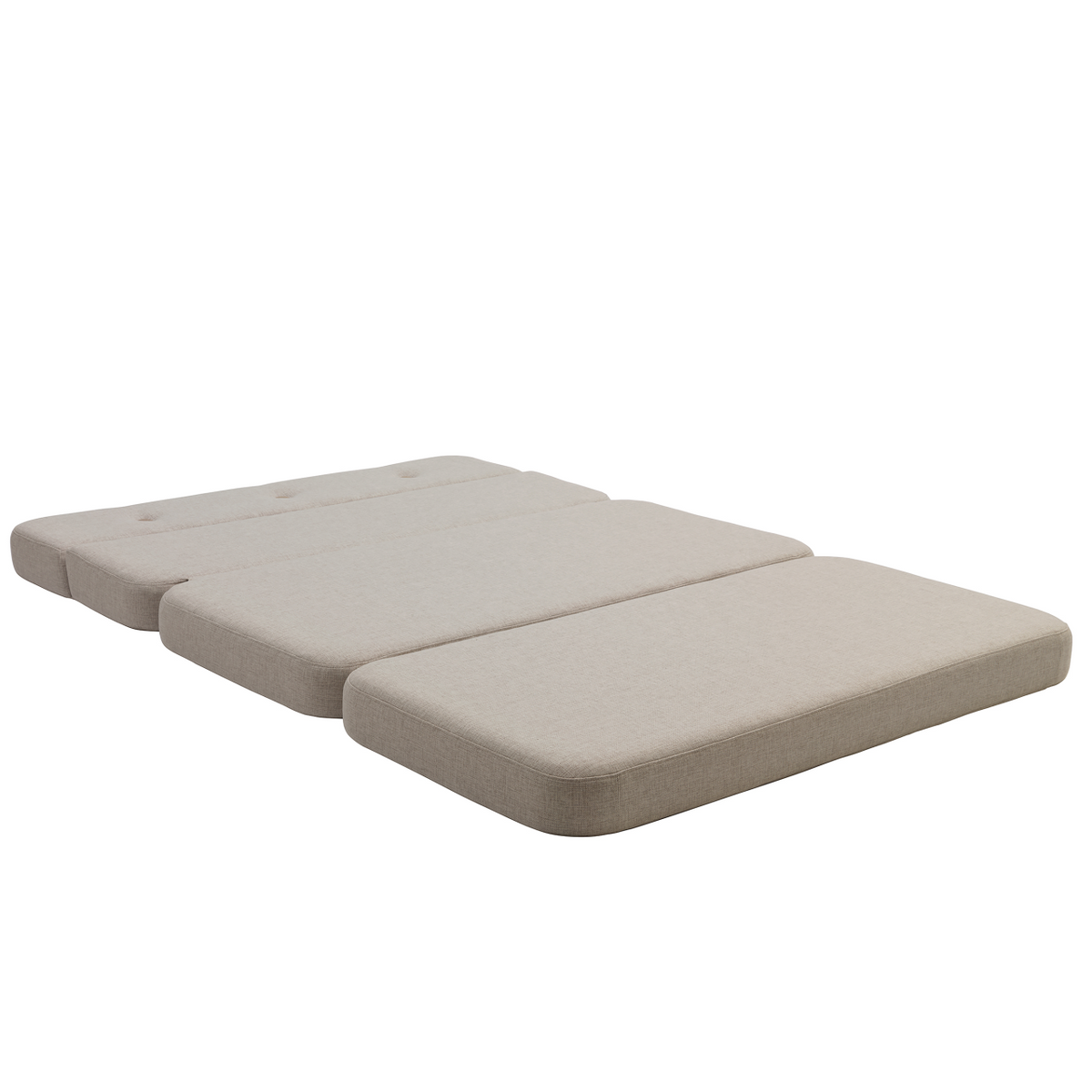 by KlipKlap Canapé XL Soft 3 Fold Beige, Sable