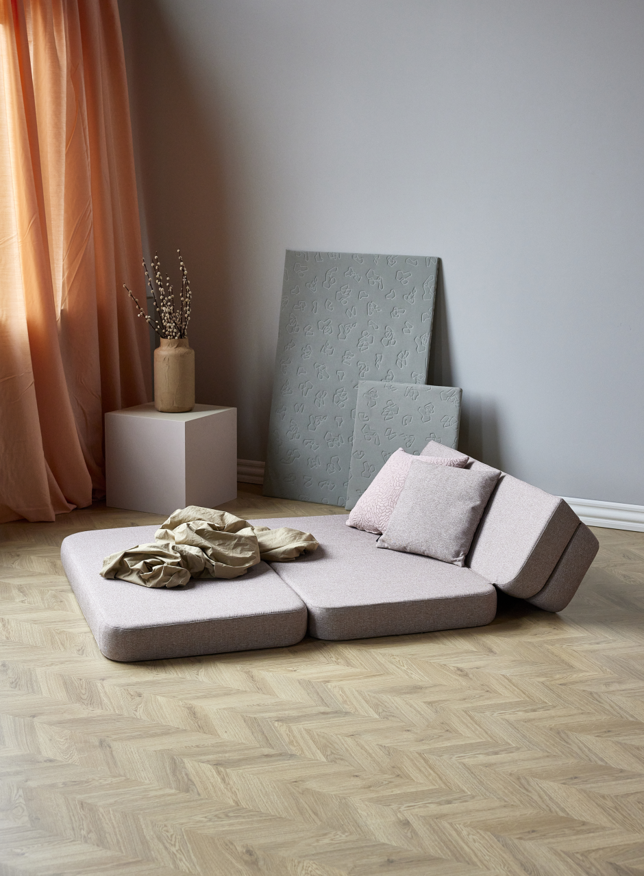 di KlipKlap Sofa 3 Fold Baby rosa, Rosa