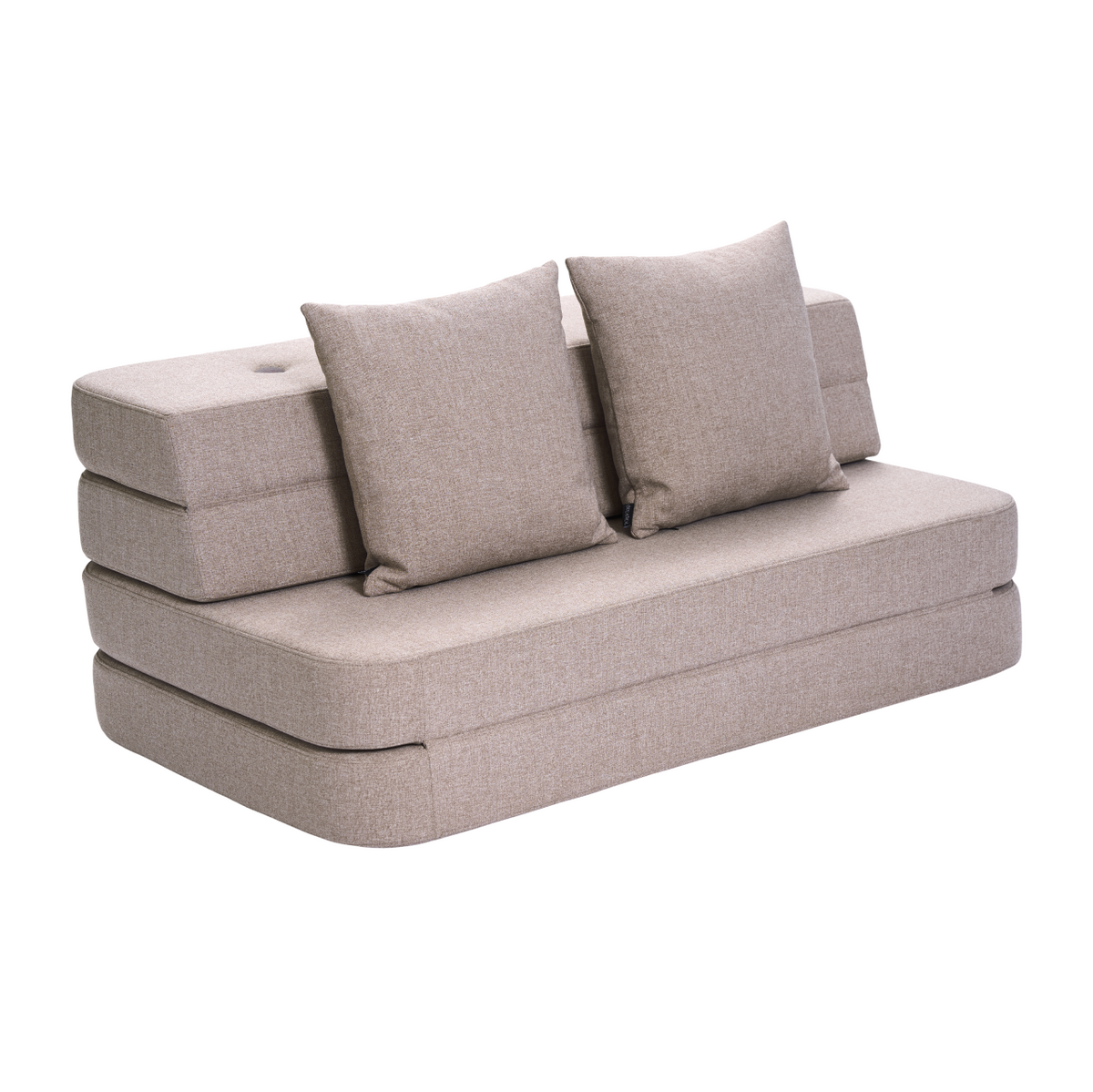 di KlipKlap Sofa 3 Fold Baby rosa, Rosa