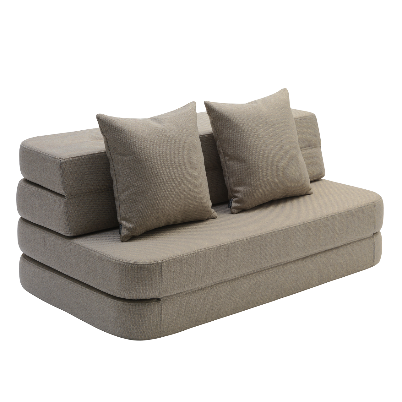 by KlipKlap Sofa 3 Fold Sand, Sand