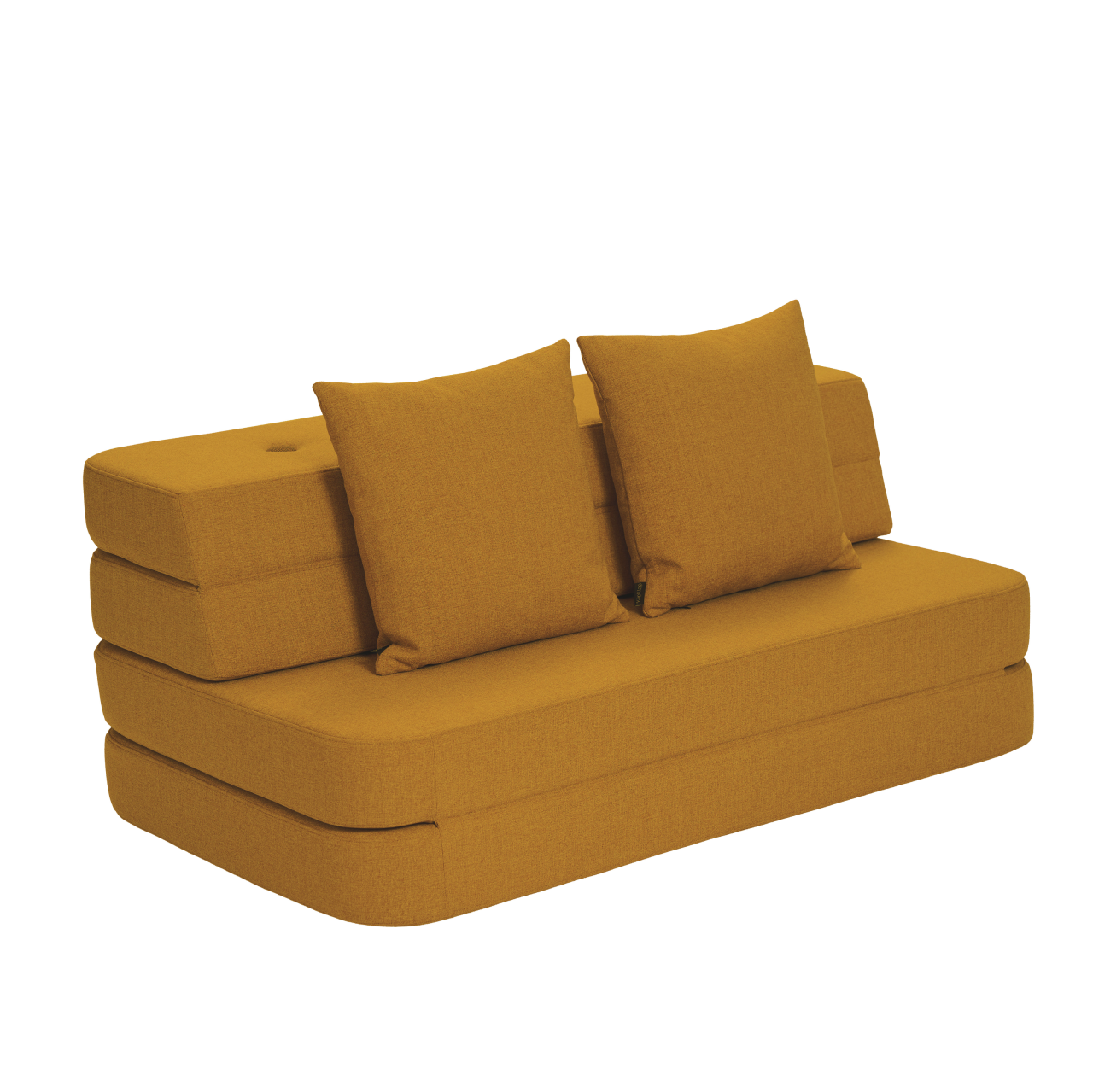 by KlipKlap Sofa 3 Fold Senfgelb, Senfgelb