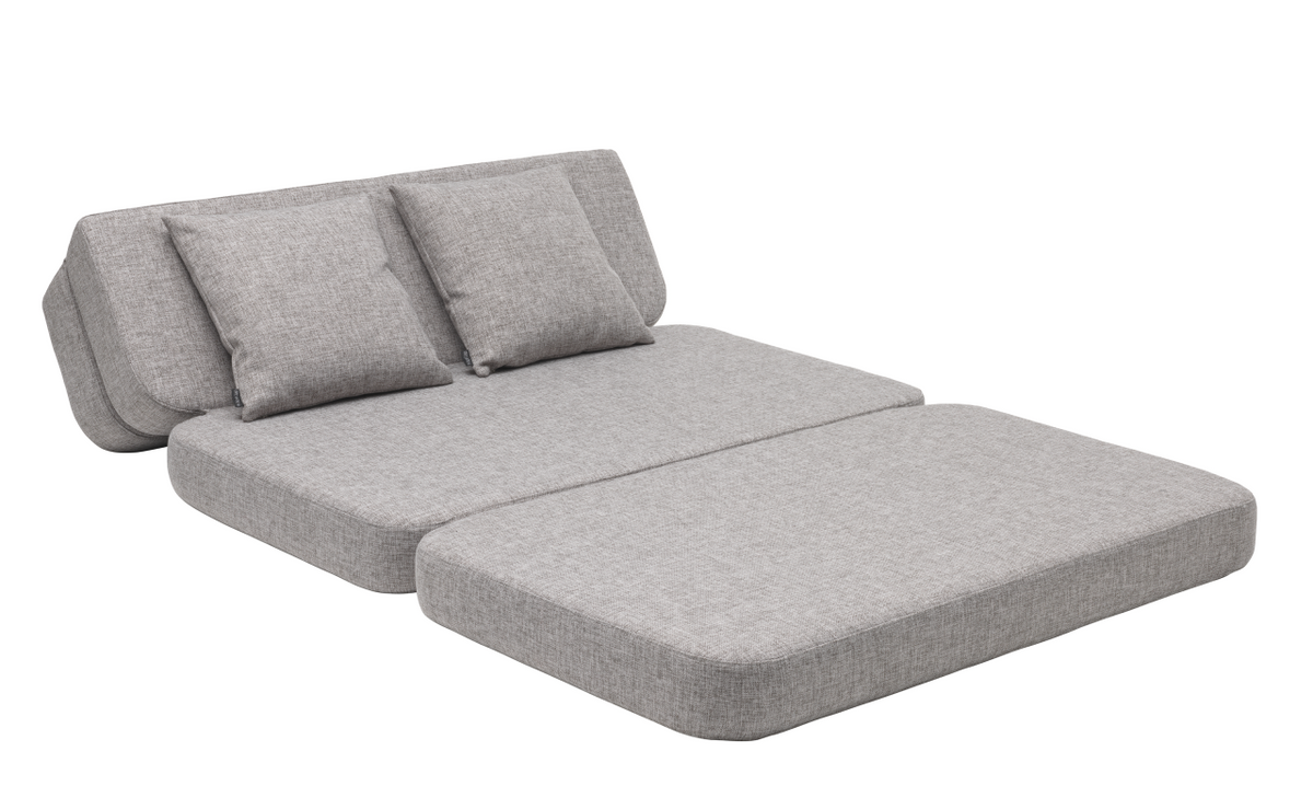 by KlipKlap Sofa 3 Fold Gray, Gray