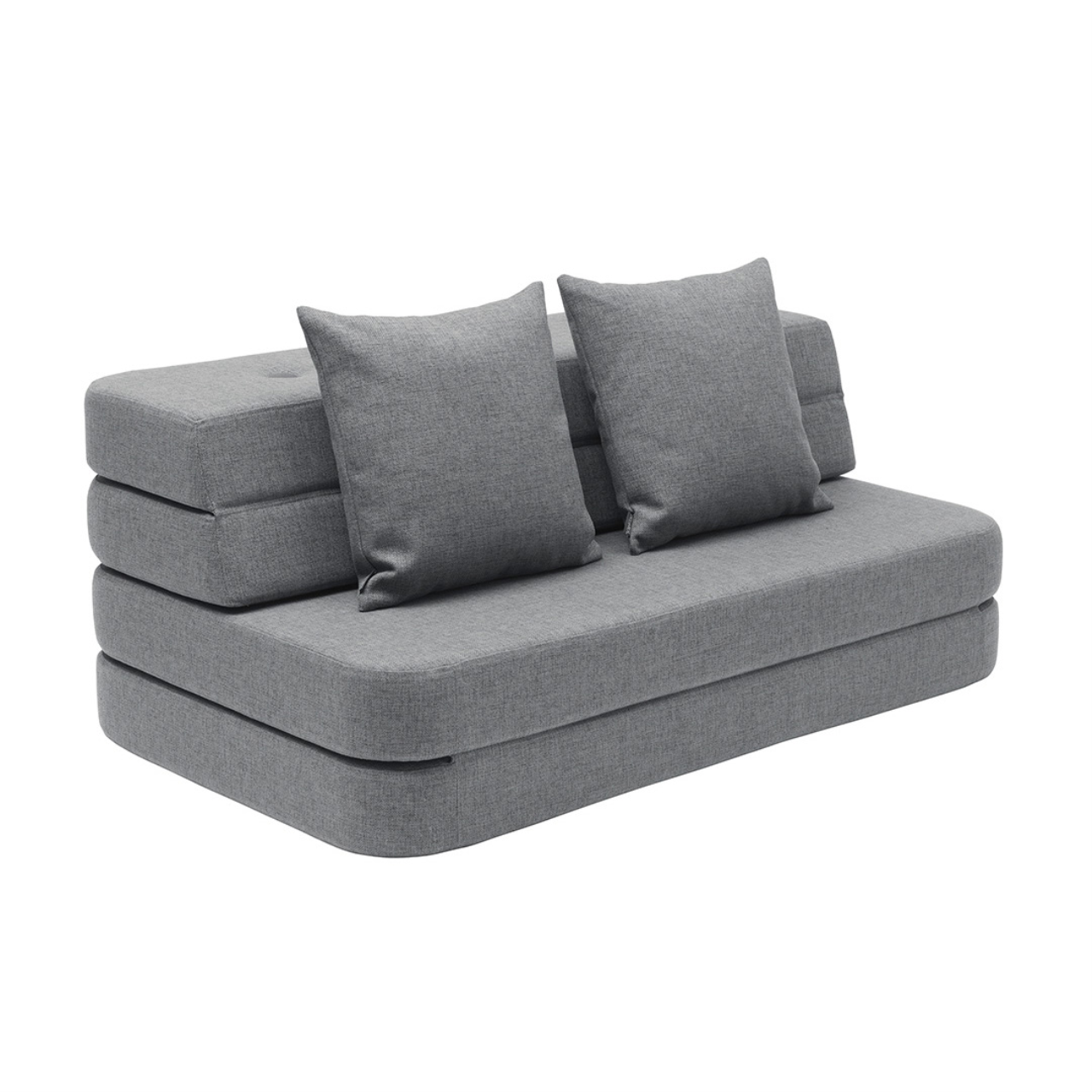 by KlipKlap Sofa 3 Fold Blaugrau (antra), Grau