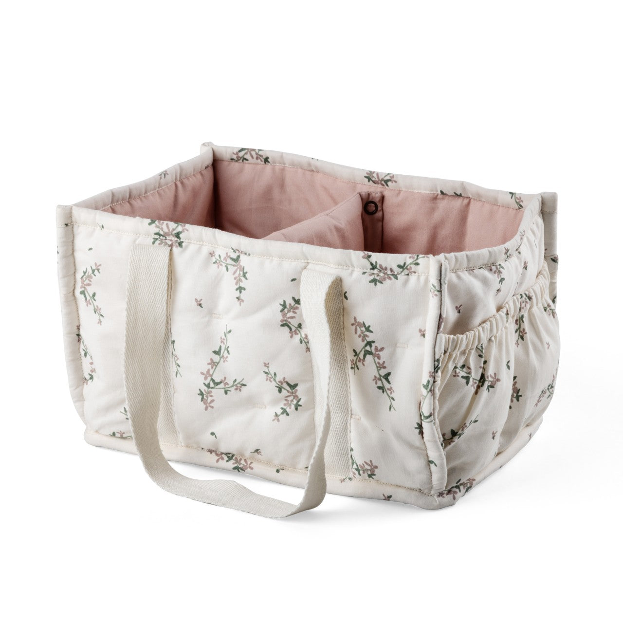 Sebra Stoff-Korb für Wickelzubehör Powder Blossom