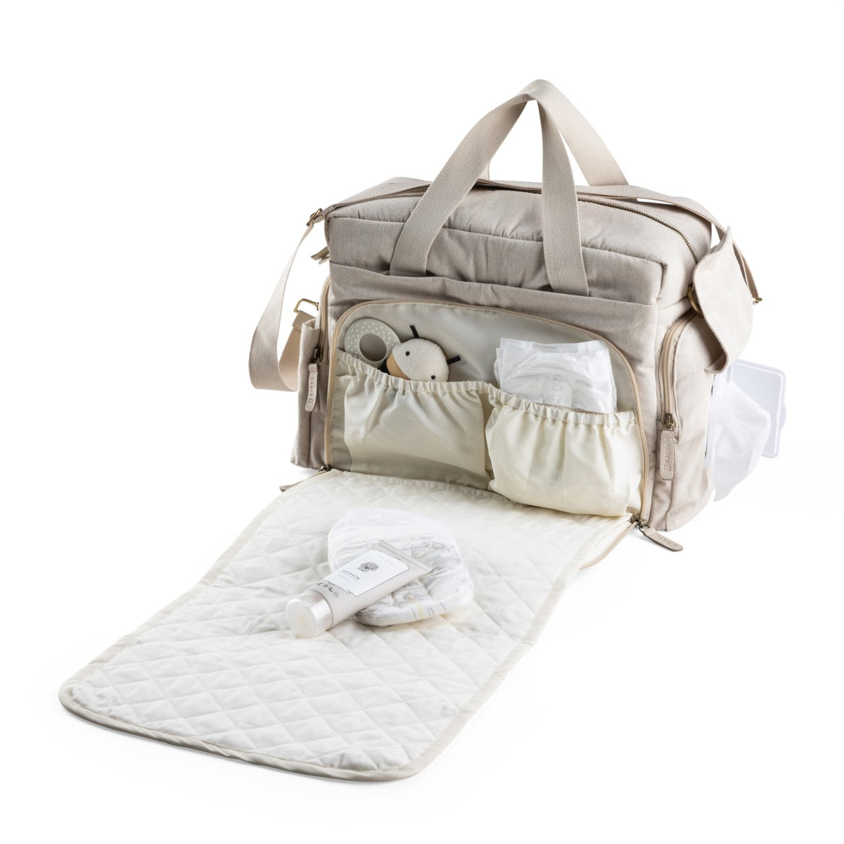 Sebra changing bag, On the Go Morning Beige Melange