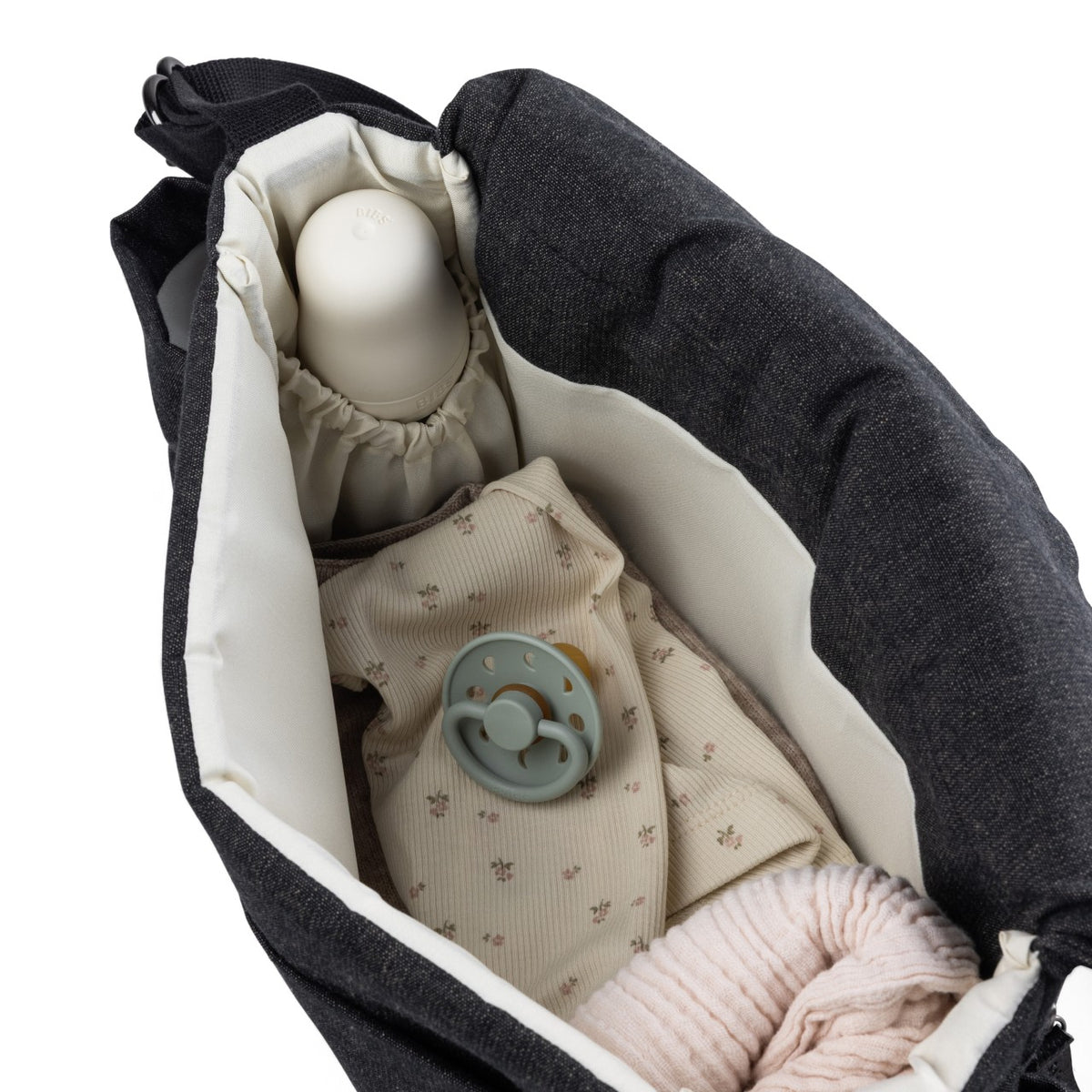 Sebra Wickeltasche, On the Go, Mini Dark Grey Melange