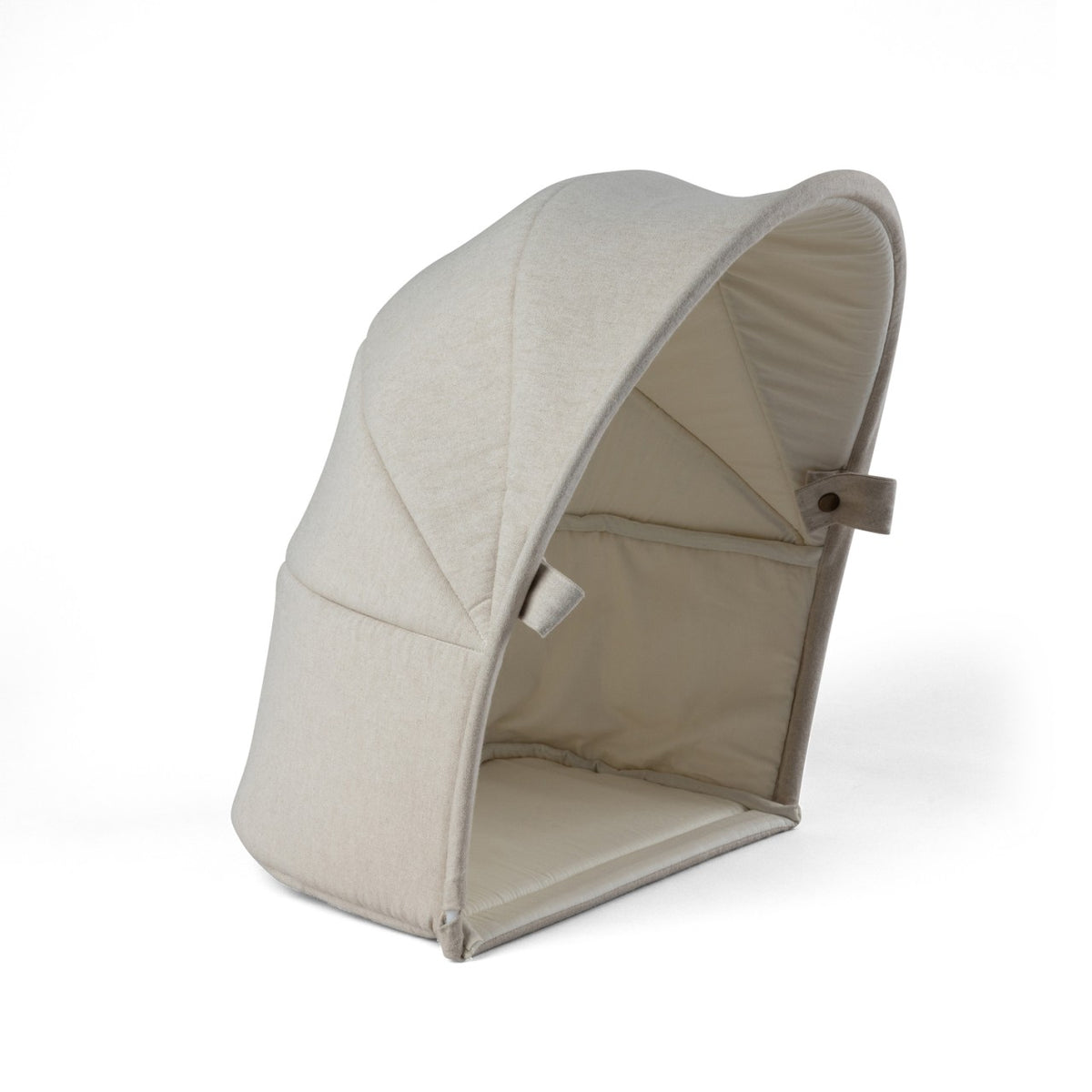 Sebra Nid d'ange pour bébé 3en1 avec capote, uni beige mélangé
