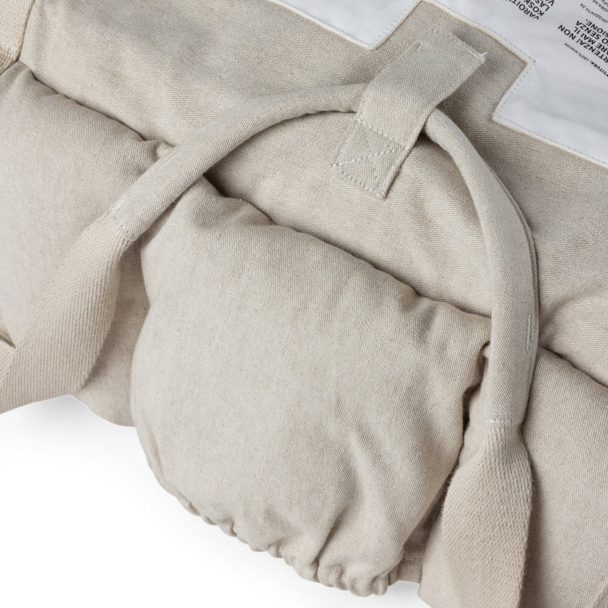 Sebra Nid d'ange pour bébé 3en1 avec capote, uni beige mélangé