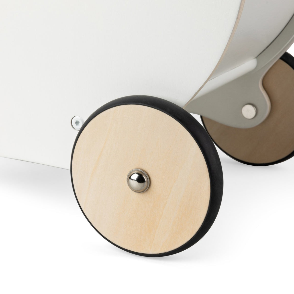 Sebra Poussette de poupée en bois Classic White