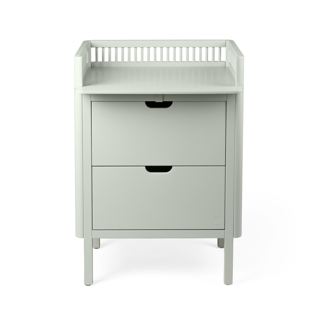 Sebra Wickelkommode mit Schubladen bestehend aus 201330069, 201330070, 201330071 Mist Green